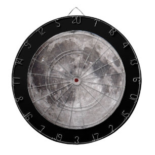Curve van de maan - Astronomie van de astronoom Dartbord