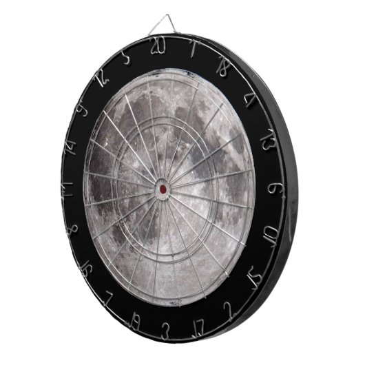 Curve van de maan - Astronomie van de astronoom Dartbord (Voorkant Rechts)