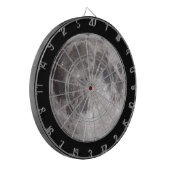 Curve van de maan - Astronomie van de astronoom Dartbord (Voorkant Links)