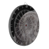 Curve van de Moon Astronomy Afbeelding Dart Board Dartbord (Voorkant Links)