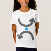 Curved Arrows Girls T-Shirt (Voorkant)
