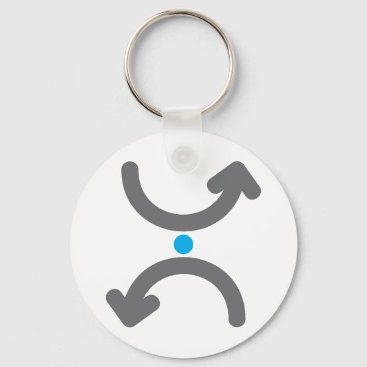 Curved Arrows Sleutelhanger (Voorkant)