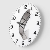 Curved Blank Film Strip Grote Klok (Hoek)