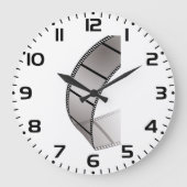 Curved Blank Film Strip Grote Klok (Voorkant)