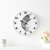 Curved Blank Film Strip Grote Klok