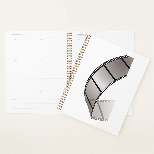 Curved Blank Film Strip Planner