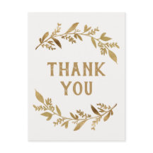 Curved Branches | Gold Hartelijk dank