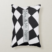 Curved Grid | Modern  Accent Kussen (Voorkant(Verticaal))