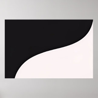 Curved Harmony - Minimalistische Arc Art Print