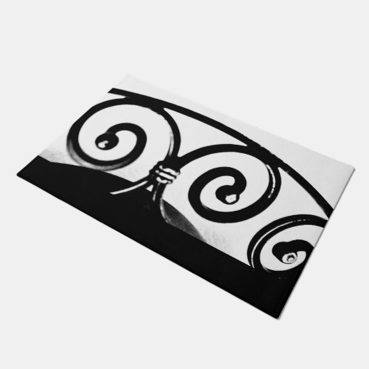 Curved Iron Art Deurmat (Schuin)