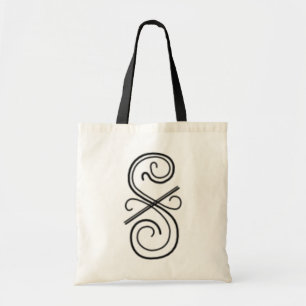 Curved Line Bag Tote Bag