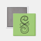 Curved Line Magnet (Voorkant / Achterkant)