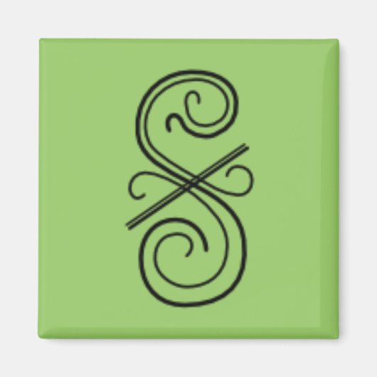 Curved Line Magnet (Voorkant)