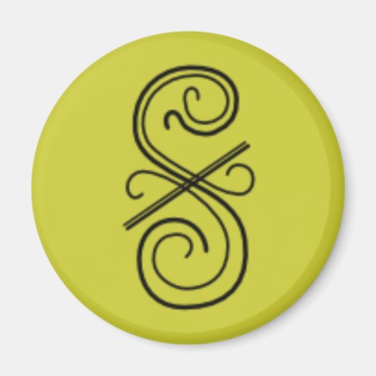 Curved Line Magnet (Voorkant)