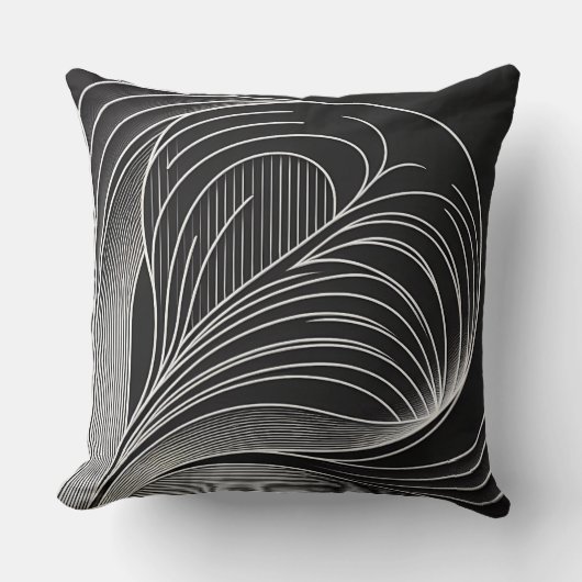 Curved Line Motion Kussen (Voorkant)