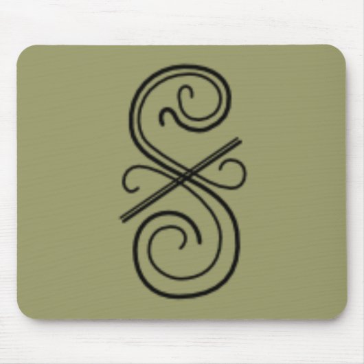 Curved Line Mousepad Muismat (Voorkant)