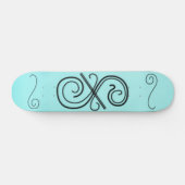 Curved Line Skateboard (Horizontaal)
