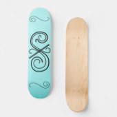 Curved Line Skateboard (Voorkant)