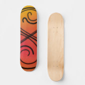 Curved Line Skateboard (Voorkant)