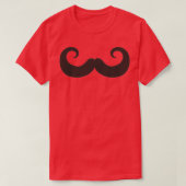 Curved Mustache T-shirt (Design voorkant)