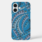 Curved Piano Keys Case-Mate iPhone Case (Achterkant)
