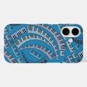 Curved Piano Keys Case-Mate iPhone Case (Achterkant (horizontaal))