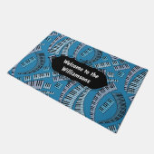 Curved Piano Keys Doormat Deurmat (Schuin)