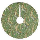 Curved Piano Keys Kerstboom Rok (Voorkant)