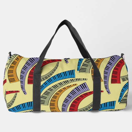 Curved Piano Keys Pattern Plunjezak (Voorkant)