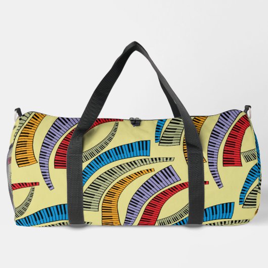 Curved Piano Keys Pattern Plunjezak (Achterkant)