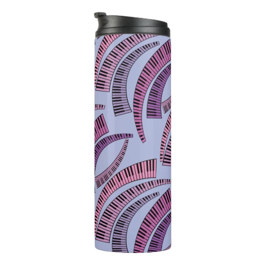 Curved Piano Keys Thermosbeker (Geroteerd rechts)