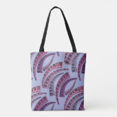 Curved Piano Keys Tote Bag (Achterkant)
