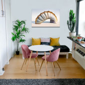 Curved Seashell Art Print