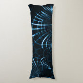 Curved sharp claws or thorns of royal blue lichaamskussen (Voorkant Verticaal)