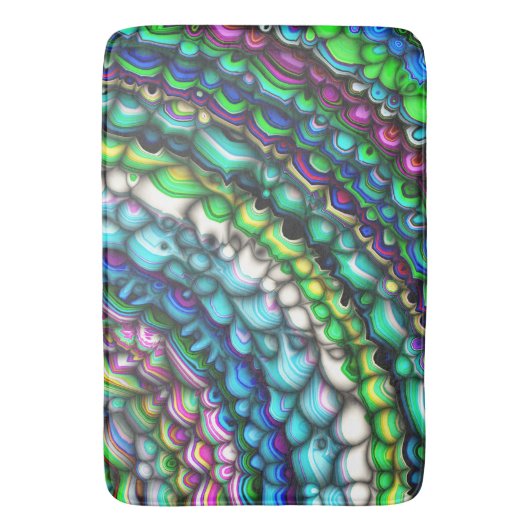 Curved Spectral Shapes Badmat (Voorkant Verticaal)