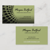 Curved Stippen Marketing Consultant PR Afbeelding Visitekaartje (Voorkant / Achterkant)