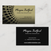 Curved Stippen Marketing Consultant PR Afbeelding Visitekaartje (Voorkant / Achterkant)