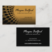 Curved Stippen Marketing Consultant PR Afbeelding Visitekaartje (Voorkant / Achterkant)