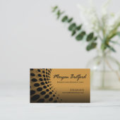 Curved Stippen Marketing Consultant PR Afbeelding Visitekaartje (Staand voorkant)