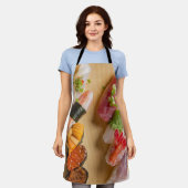Curved Sushi Delight Apron  Schort (Gedragen)
