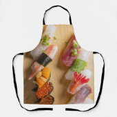 Curved Sushi Delight Apron  Schort (Voorkant)