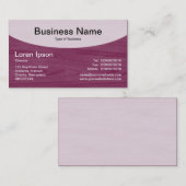 Curved Top v3b - Crimson Visitekaartje (Voorkant / Achterkant)