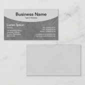 Curved Top v3c - grijs Visitekaartje (Voorkant / Achterkant)