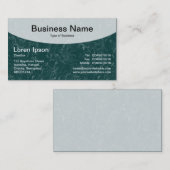 Curved Top v3d - Dark Moss Green Visitekaartje (Voorkant / Achterkant)