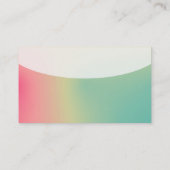 Curved Top v4d - Visitekaartje zacht gradiënten (Achterkant)