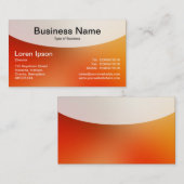 Curved Top v4d - Visitekaartje zacht gradiënten (Voorkant / Achterkant)