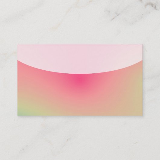 Curved Top v4d - Visitekaartje zacht gradiënten (Achterkant)