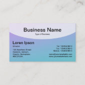 Curved Top v4d - Visitekaartje zacht gradiënten (Voorkant)