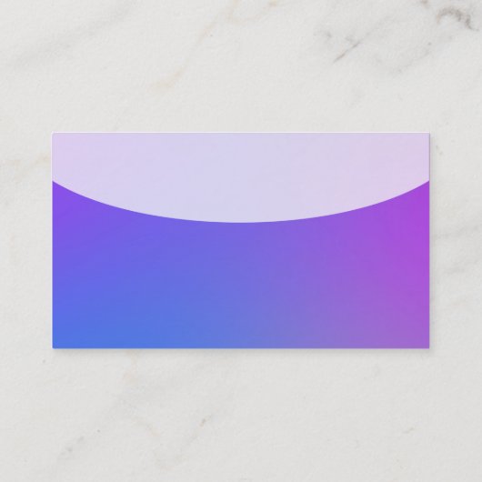 Curved Top v4d - zachte verlopen Visitekaartje (Achterkant)