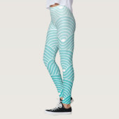 curvegolven: geometrisch patroon leggings (Links)